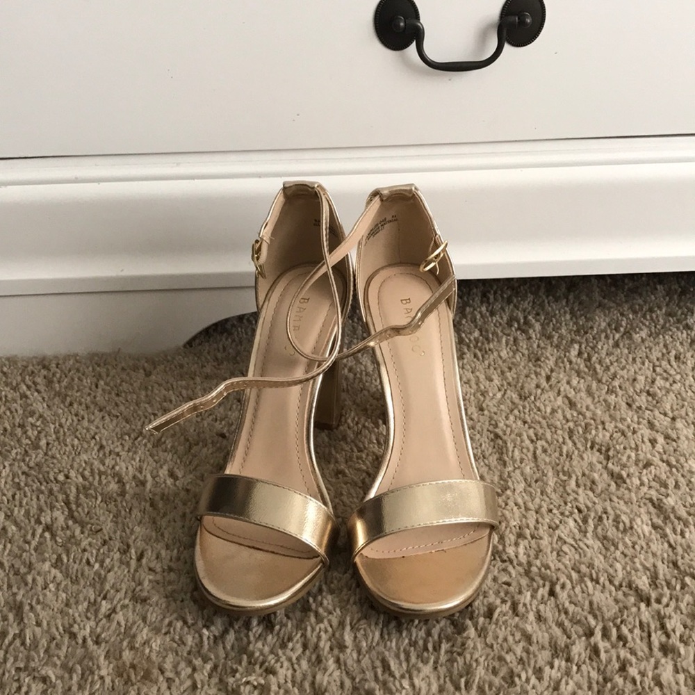 Gold heels